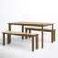 Bowery 59'' Rectangular 6 - Person Outdoor Dining Set-225656286