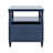 Spindle Two Drawer Nightstand-1561571168