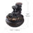 Aleverson 4-Tier Tabletop Water Fountain with LED Light, Stone Gray – Indoor or Outdoor Decorative Cascade