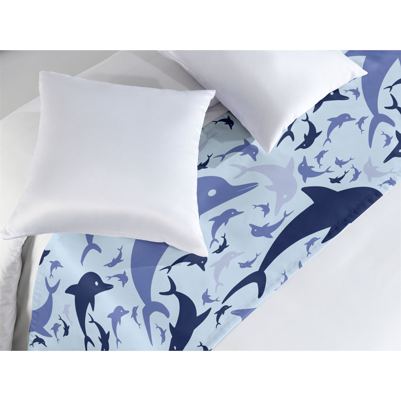 Foulard de lit Ambesonne Ocean Life, Très grand lit