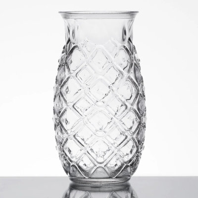 Libbey Tiki Pineapple Glasses, 17-ounce, Set of 4