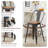 High Back Metal Counter And Bar Stools-176063636-176063632