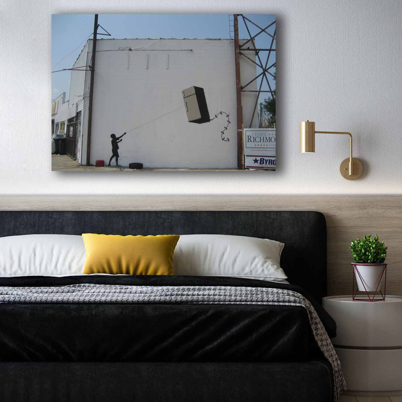 «Fridge Kite Street Art», art mural sur toile