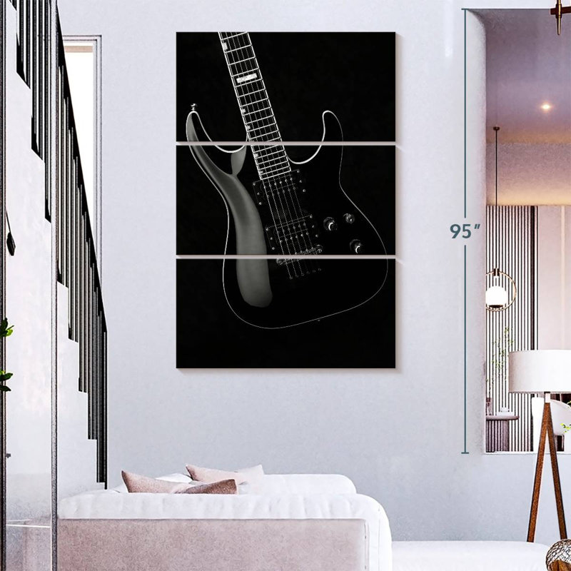 Guitare électrique BW, H 74 po x l 48 po