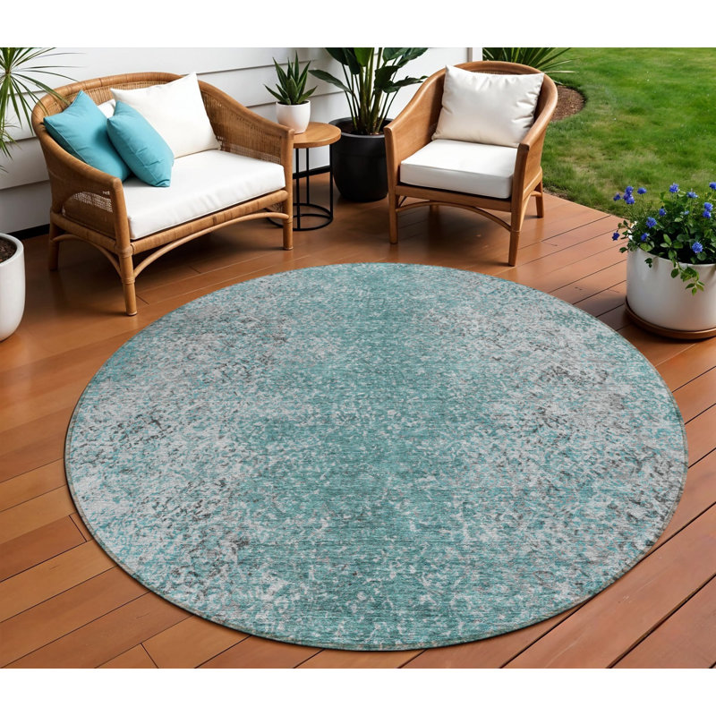 Tapis d'intérieur rond 8 pi