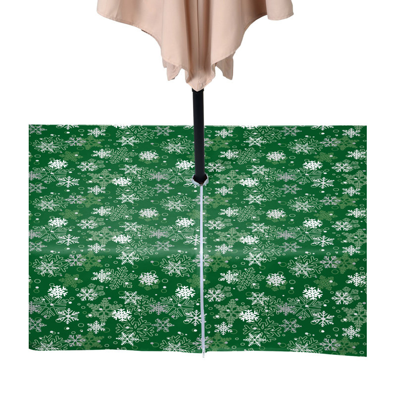Sisler Geometric Christmas Tablecloth, 84" x 60"