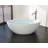 Badeloft 70.8" x 35.4" Freestanding Soaking Stone Resin Bathtub with Overflow and Drain BW-03-XL-M in Matte White-35943541