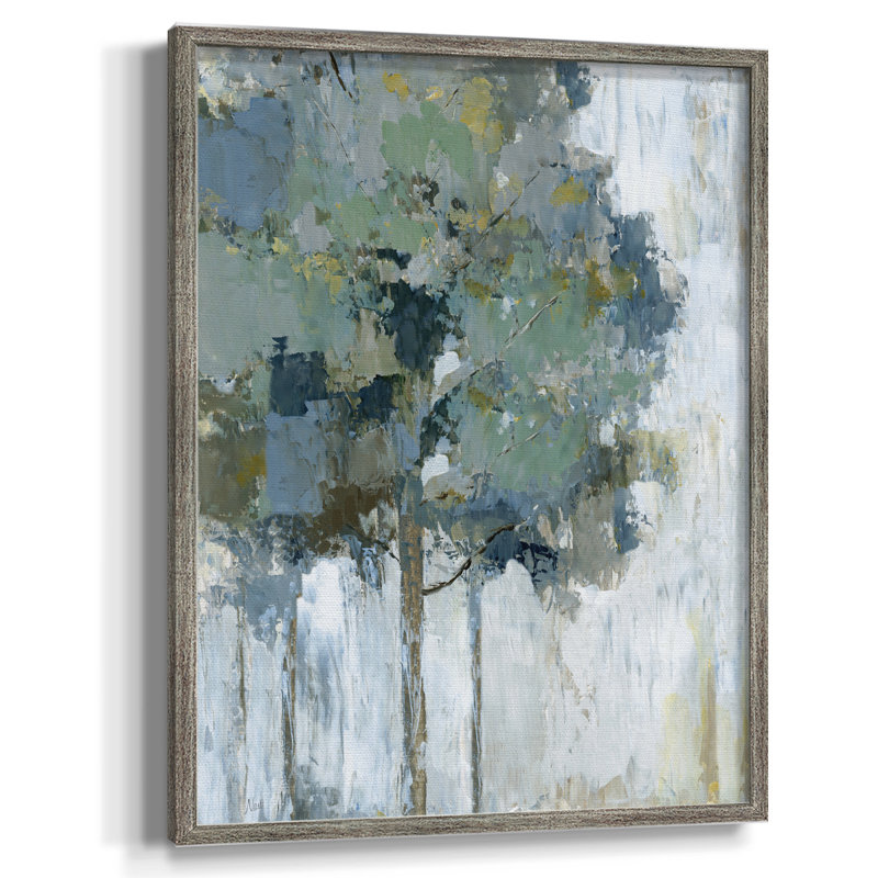 «Spring Tree I», reproduction encadrée - bois massif, H 21 po x l 17 po