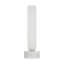 Kelly Wearstler Volver 1-light Small Table Lamp in White Marble with Clear Etched Glass shade-952417712