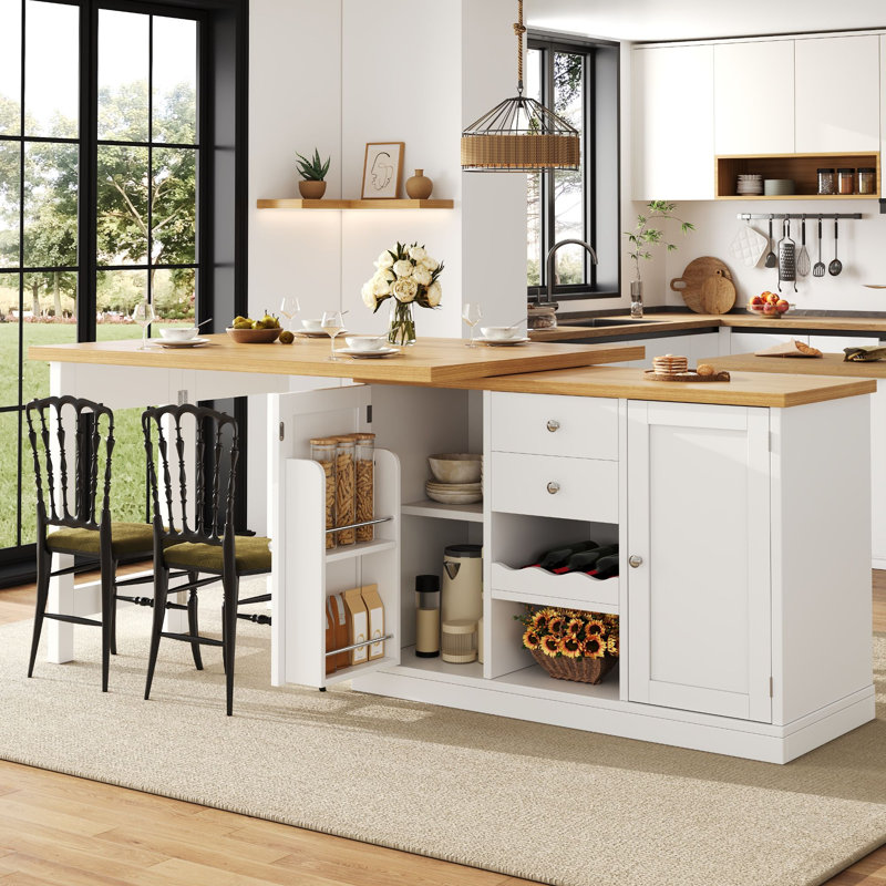 Kitchen Island, Black