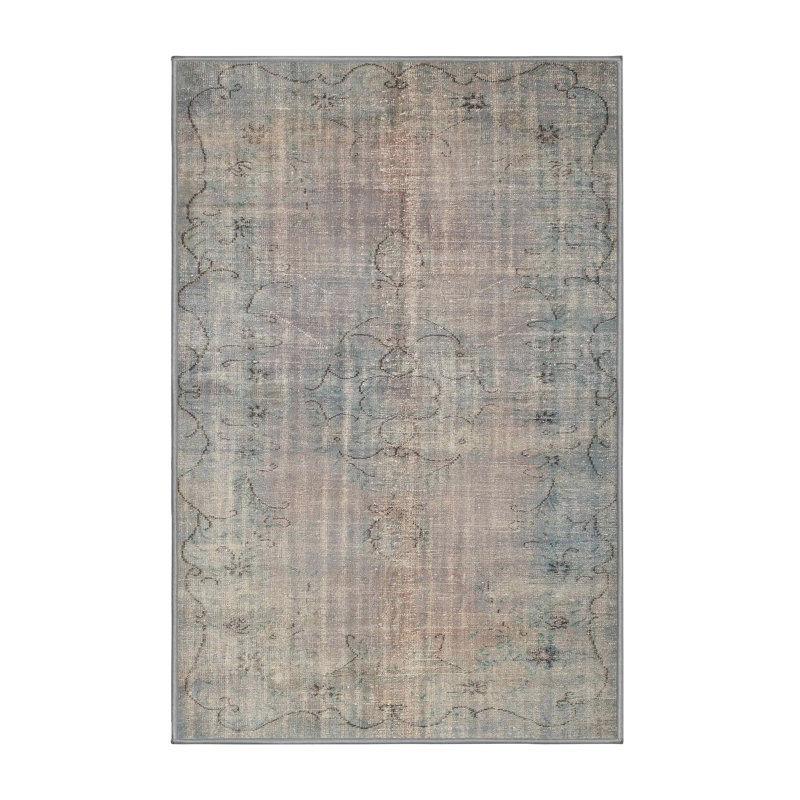 Tapis gris zone contemporaine, Rectangle 2 pi x 5 pi