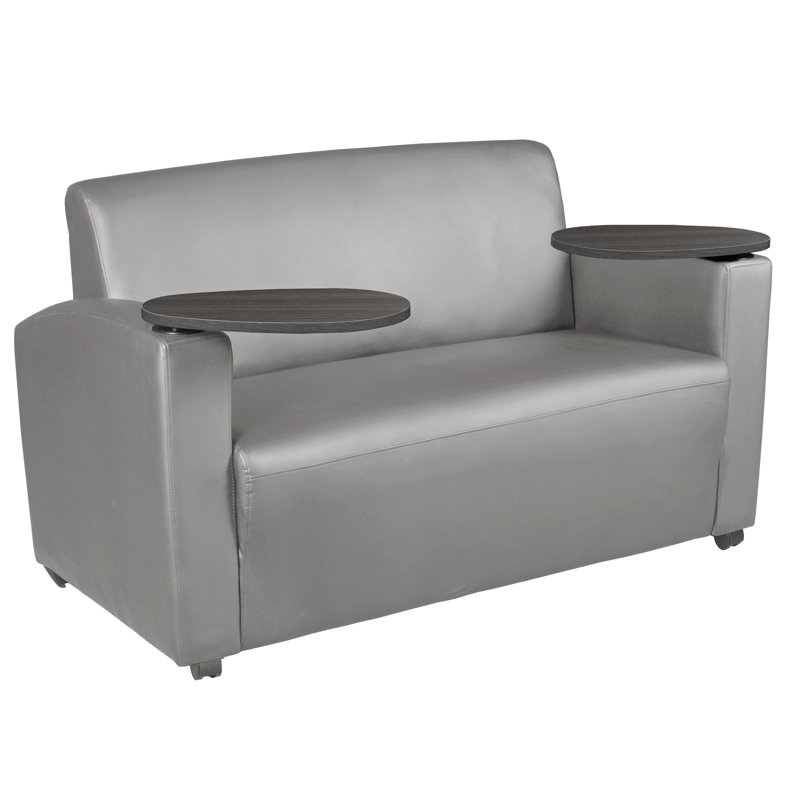Chaise de réception en vinyle Supernova, Gris / Gris foncé