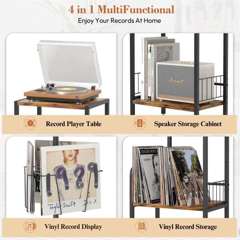 133.4 cm H Media Shelves