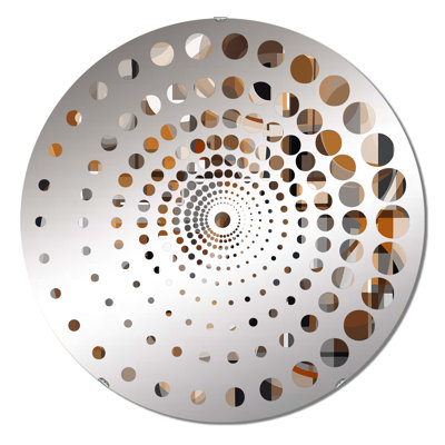 Serafine - Spiral Circle Wall Mirror