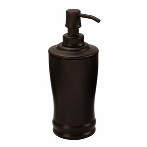 iDesign Metal Tall Liquid Soap Dispenser Pump, The Olivia Collection - 8 Oz., Bronze