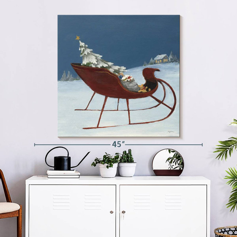 Scène d'hiver I, H 33 po x l 33 po