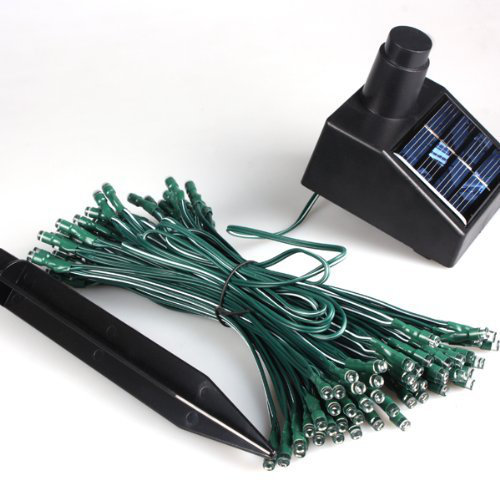 3.94'' Solar String Lights, White