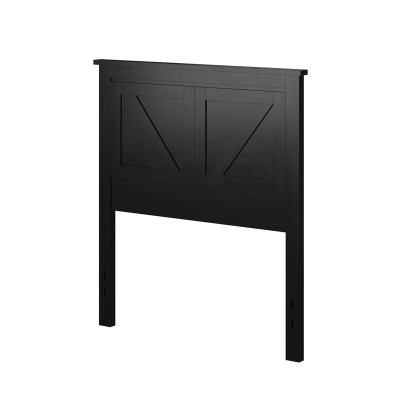 Faulkner Solid Wood Headboard, Twin, Black