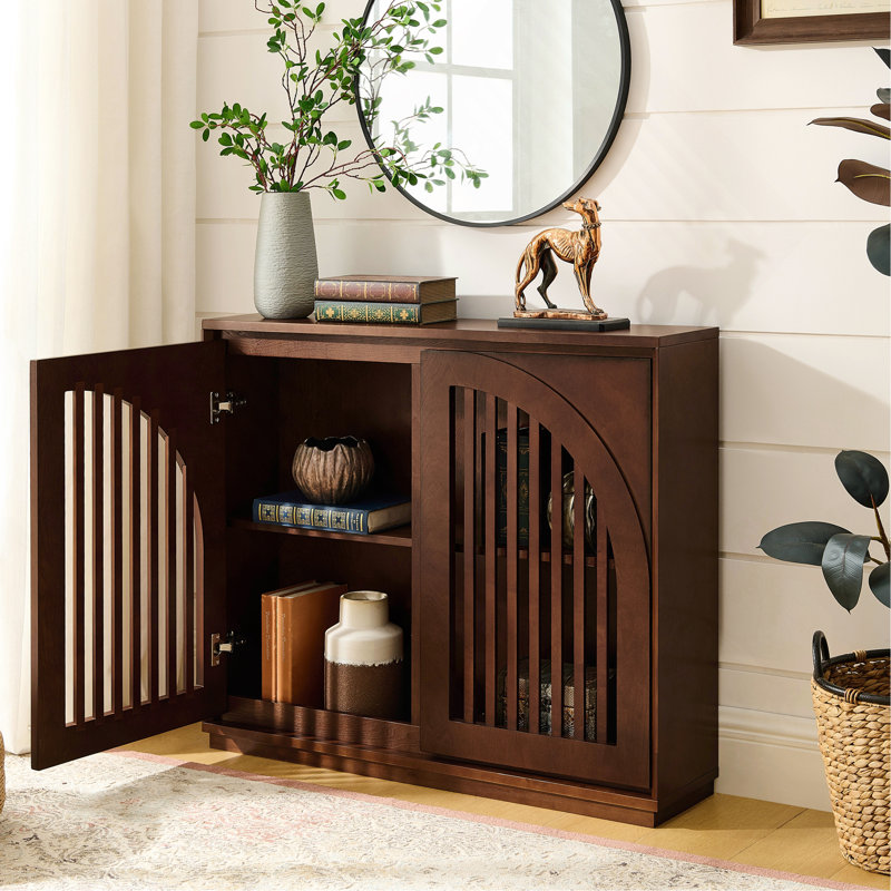 Buffet Mid Mid Century, Noyer foncé