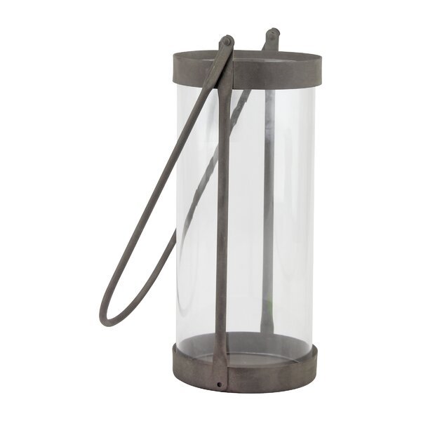 Gracie Oaks 10.5'' H Metal Tabletop Lantern & Reviews | Wayfair