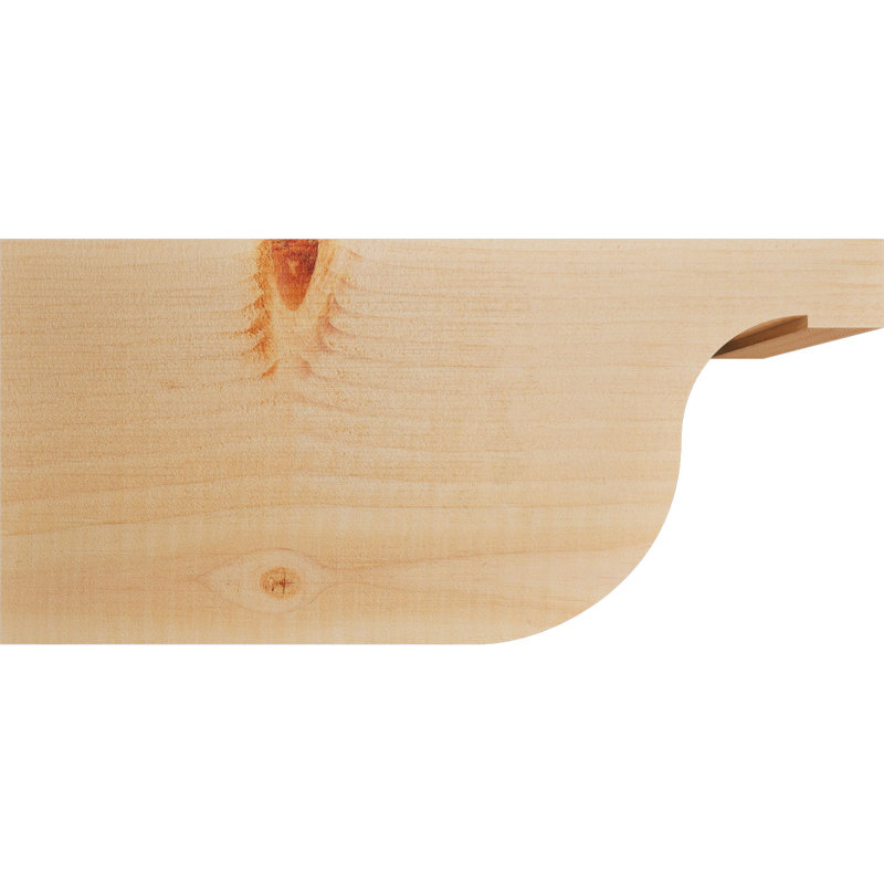 Queue de chevron lisse Del Monte, Sapin de Douglas, H 6 po x l 3 1/2 po x L 12 po
