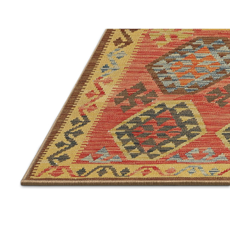 Tapis gris/brun/crème contemporaine, Rectangle 2 pi x 5 pi