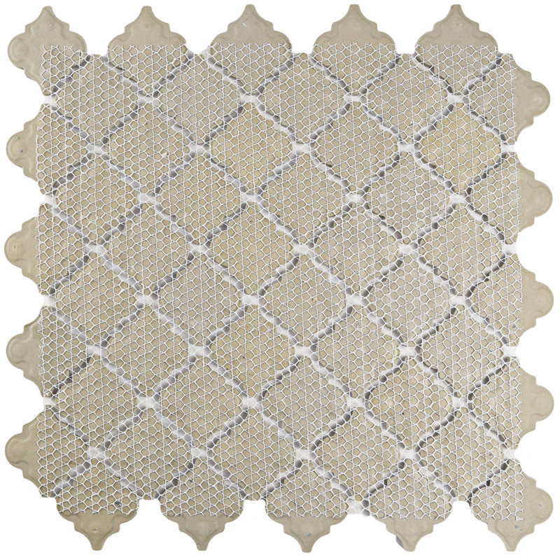 Hudson Tangier 2" x 2" Porcelain Grid Mosaic Wall & Floor Tile, Frost Blue