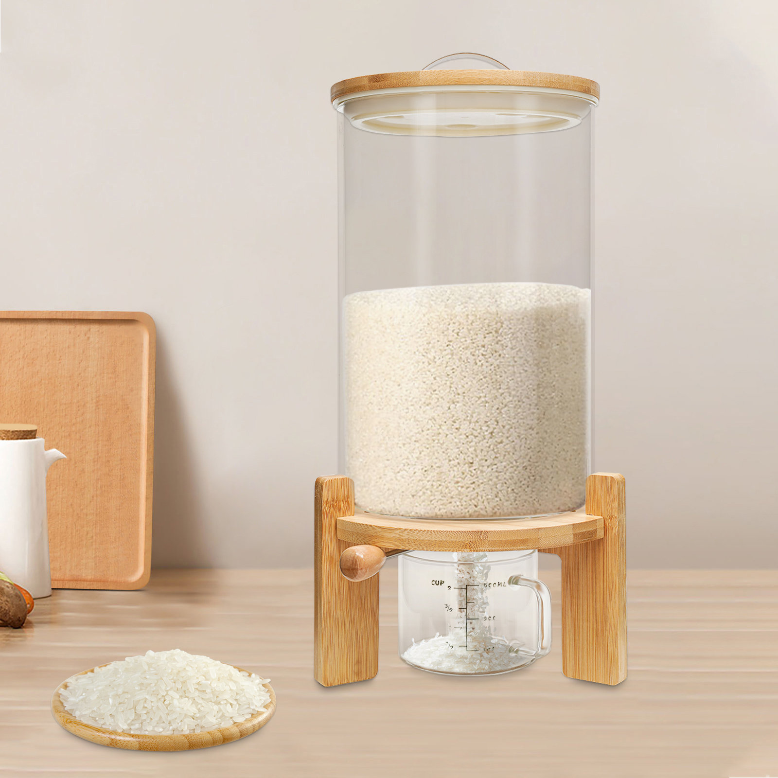 Prep & Savour Harsha 7.5L Storage Cereal Dispenser & Reviews | Wayfair