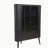 Modern 3-Tier Corner Storage Cabinet With Tempered Glass Doors, Removeable Shelves & Metal Frame - Freestanding Space-Saving Organizer For Bathroom, Kitchen, Bedroom