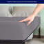 Microfiber Brushed Deep 40cm Fitted Bed Sheet-1417213586-1417213584