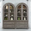 Ensemble de vitrine porte vitrée avec éclairage DEL Chalita-95452546