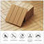 Ensemble de 35 tuiles de terrasse en plastique composite, résistantes aux intempéries, faciles à installer, idéales pour les espaces intérieurs et extérieurs, 12 x 12 /-114649975