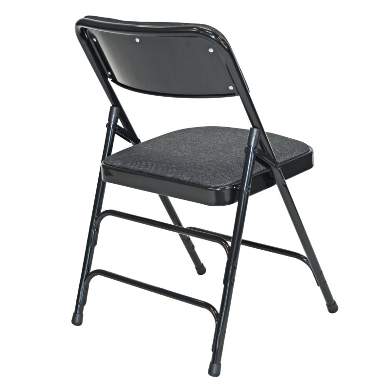 Chaise pliante Rhino, Noir