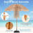Cromaghs 84.4'' Beach Umbrella