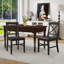 Ensemble de 2 chaises en bois d'acacia-585301646