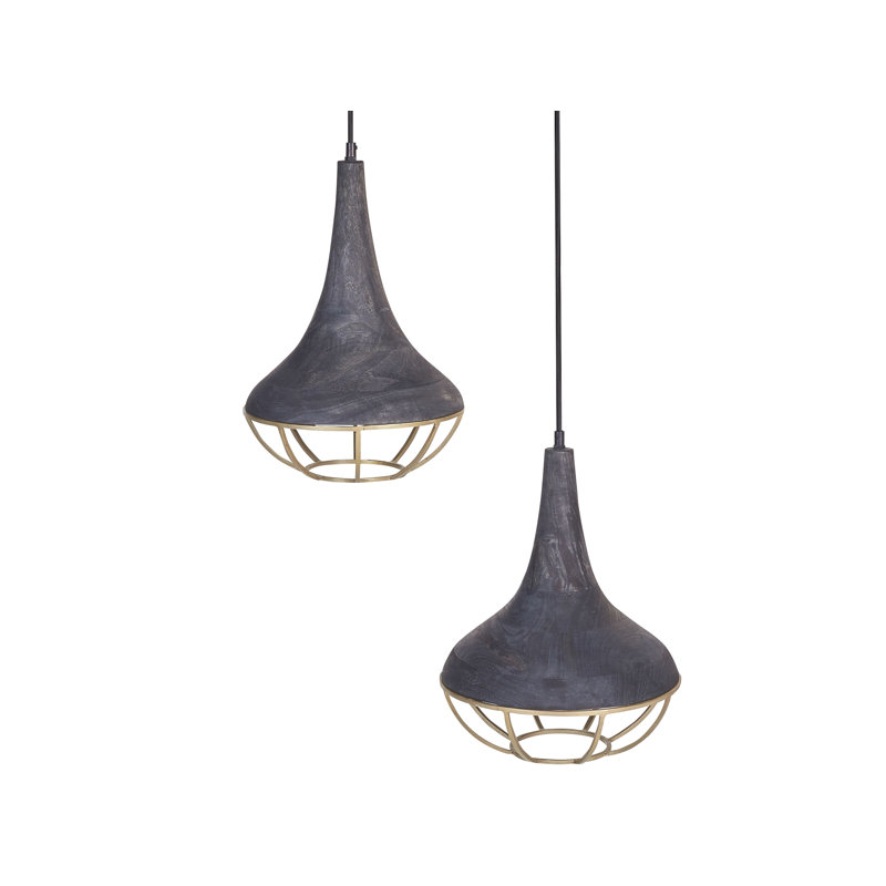 Labrosse 2 - Light Black Dome Pendant