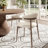 Round Solid Wood Pedestal Dining Table-114220730