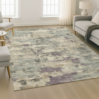 Tapis abstrait lavable à la machine de qualité supérieure Mayfield AMF2074
