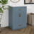24" Bathroom Vanity With Ceramic Sink, Freestanding Sink Cabinet With 2 Doors & 1 Tip-Out Drawer, Bottom Drawer-184171786