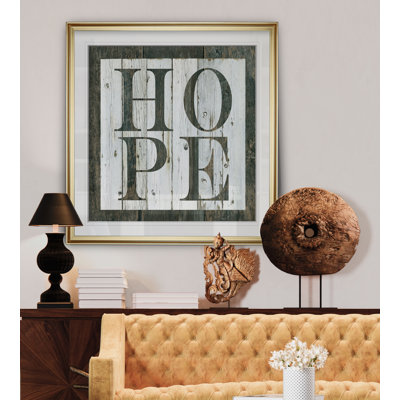 «Wood Hope», art textuel