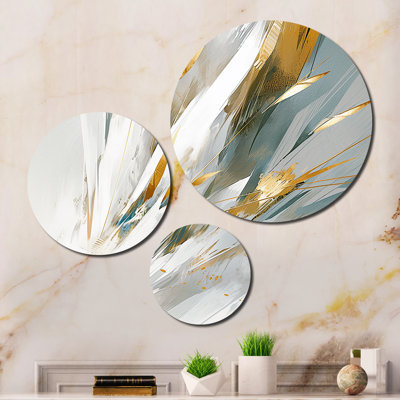 Abstract Wall Decor on Metal