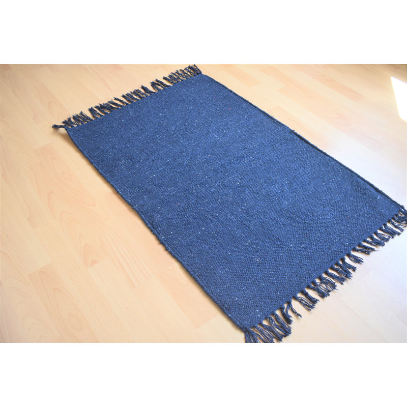 Kenedy Solid Colour Hand Woven Indoor / Outdoor Area Rug, Rectangle 180 x 245cm