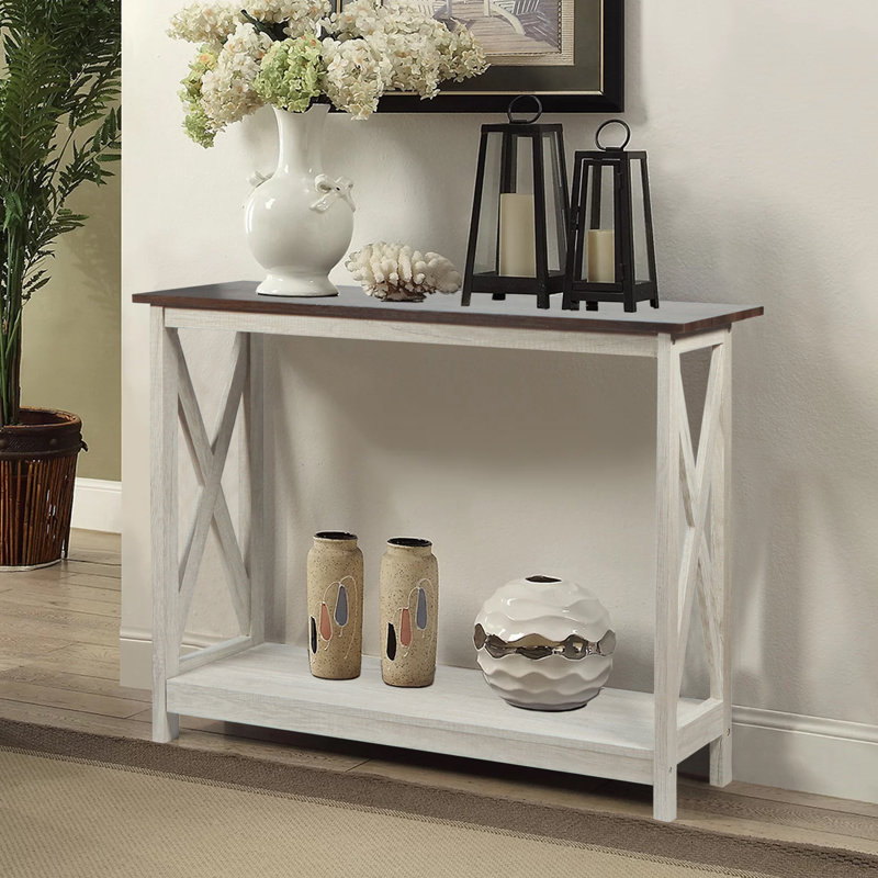 Console 39 po Applecroft, Chêne Sargent / noyer foncé