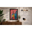 Figure with Guitar Mid-Century - Framed Print-59184759-59184753