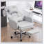 Chaise de bureau pivotante et ergonomique, chaise de bureau en cuir à haut dossier-336622573