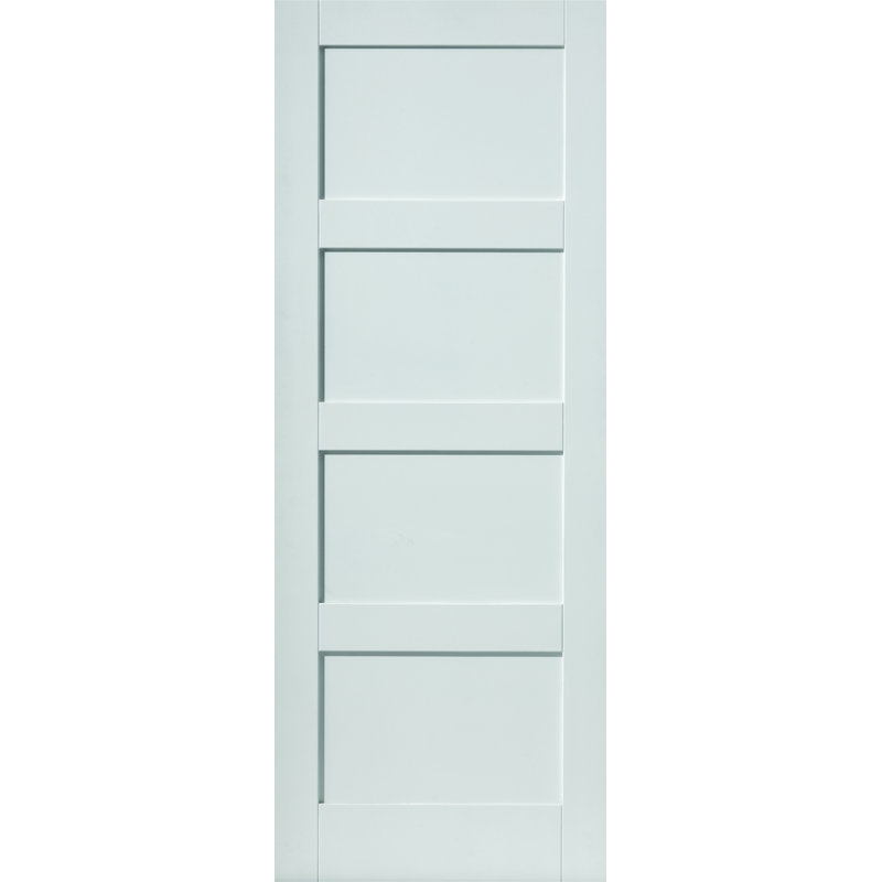 Montserrat Internal Door Primed, 198.1cm H x 68.6cm W x 3.5cm D