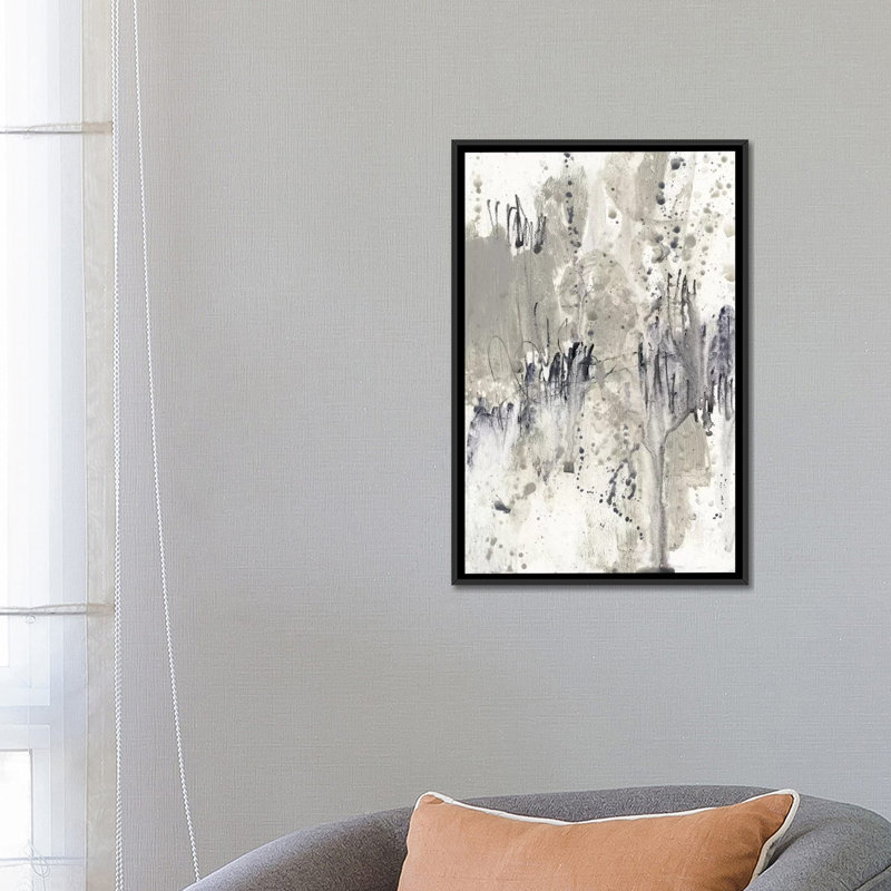 «Paynes Splash II», reproduction sur toile, H 26 po x l 18 po x P 1,5 po, Toile avec cadre noir, Pas de tapis