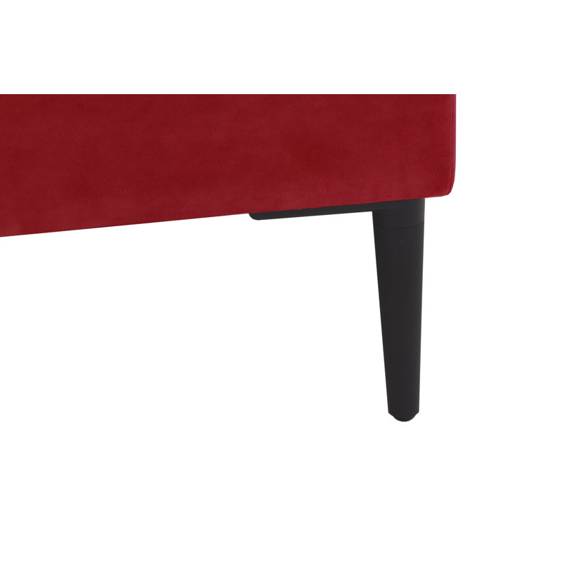 Bertaux Upholstered Armchair, Dark Red