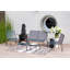 Mallen Metal Outdoor Ottoman