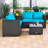 Ashriel Patio Conversation Set with Cushions